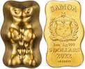 GOLDEN SNITCH 3D Rezenzion: 3 Oz Silver Coin 5$ Samoa 2022