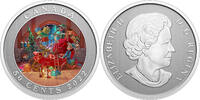 Canada 50 Cents SANTA SLEIGH Basemetal Coin 50 Cents Canada 2022 -