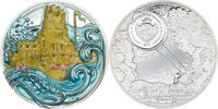 Palau 20 Dollars SANDCASTLE Childhood Memories 3 Oz Silver Coin 20$ Palau 2023 -