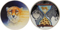 Palau 20 Dollars ASIATIC CHEETAH Endangered Animals 3 Oz Silver Coin 20$ Palau 2023 -