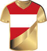 Chad 3000 Francs AUSTRIA JERSEY Sport Icons 1/1000 Oz Gold Coin 3000 Francs Chad 2023 -
