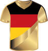 Chad 3000 Francs GERMANY JERSEY Sport Icons 1/1000 Oz Gold Coin 3000 Francs Chad 2023 -