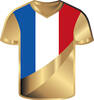 Chad 3000 Francs FRANCE JERSEY Sport Icons 1/1000 Oz Gold Coin 3000 Francs Chad 2023 -