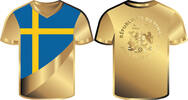 Chad 3000 Francs SWEDEN JERSEY Sport Icons 1/1000 Oz Gold Coin 3000 Francs Chad 2023 -