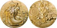 Niue 12 Dollars AO DRAGON Gilded 5 Oz Silver Coin 12$ Niue 2024 -