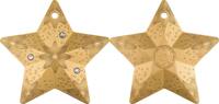 Cook Islands 5 Dollars STARRY SKY Snowflake Holiday Ornament Gilded 1 Oz Silver Coin 5$ Cook Islands 2024 -