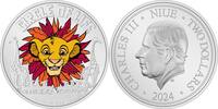 2 Dollars 2024 Niue CIRCLE OF LIFE Lion King 1 Oz Silver Coin 2$ Niue 2024 PP