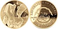 Liberia 500 Dollars AMENHOTEP AND NEFERTITI 1 Oz Gold Coin 500 Dollars Liberia 2025 -
