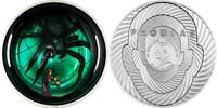 Cook Islands 10 Dollars ARACHNOPHOBIA Phobias Spider 2 Oz Silver Coin 10$ Cook Islands 2025 -