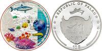 Palau 10 Dollars CORAL REEF Our Earth Ecosystems 2 Oz Silver Coin 10$ Palau 2025 -