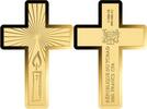 Chad 3000 Francs CROSS 1/1000 Oz Gold Coin 3000 Francs Chad 2025 -