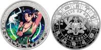 Ghana 5 Cedis TAURUS Anime Zodiac 1 Oz Silver Coin 5 Cedis Ghana 2025 -