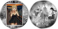 Cameroon 500 Francs SCREAM AI-nime Art Masterpieces Silver Coin 500 Francs Cameroon 2025 -