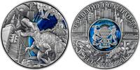 Chad 10000 Francs CLASH OF ERAS Jurassic 2 Oz Silver Coin 10000 Francs Chad 2025 -