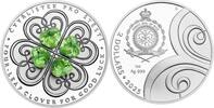 Niue 2 Dollars FOUR-LEAF CLOVER Crystal Coin 1 Oz Silver Coin 2$ Niue 2025 -