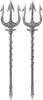 Chad 10000 Francs POSEIDON TRIDENT Antiqued 2 Oz Silver Coin 10000 Francs Chad 2025 -