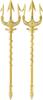 Chad 10000 Francs POSEIDON TRIDENT Gilded 2 Oz Silver Coin 10000 Francs Chad 2025 -