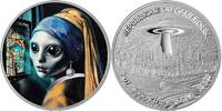 Cameroon 1000 Francs GIRL WITH A PEARL EARRING Strangers Among Us 1 Oz Silver Coin 1000 Francs Cameroon 2025 -