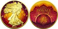 United States 1 Dollar DIWALI Liberty 1 Oz Silver Coin 1$ USA 2025 -