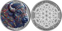 Cameroon 2000 Francs AMERICAN BISON Patterns of the World 2 Oz Silver Coin 2000 Francs Cameroon 2025 -