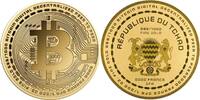 Chad 5000 Francs BITCOIN 1/200 Oz Gold Coin 5000 Francs Chad 2024 -