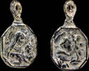 RELIGIOUS MEDALS  Religious medal XVI-XVII centuries, 20x11 mm. VF