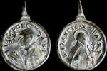 RELIGIOUS MEDALS Religious Medal XVI-XVII centuries,S.Francisco Javier/S.Ignacio Loyola-24X17 mm. -