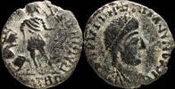 Roman empire Valentinian II (Barbarous) - REPARATIO REIPVB - 21 mm / 3.30 gr. -