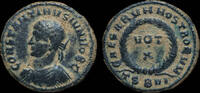 Roman empire Constantine II - CAESARVM NOSTRORVM VOT X, Thessalonic - 18 mm / 2.94 gr. -