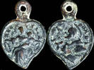 RELIGIOUS MEDALS Religious medal XVI-XVII centuries, V. Rosario /S. Domingo - 21x14mm. -