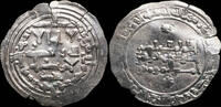 Muslims Iberian Peninsula  Dirham Al-Rahman III, Madinat Azzahra 338H (read description) - 24 mm / 2.65 gr. VF