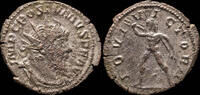Roman empire Postumus Antoninianus - IOVI VICTORI - 22 mm / 2.78 gr. -