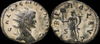 Roman empire Gallienus Antoninianus - LIBERAL AVG - 20 mm / 3.11 gr. -