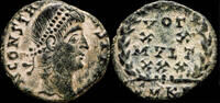 Roman empire Constans - VOT XX MVLT XXX, Cizycus - 14 mm / 1.12 gr. -