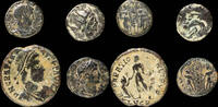 Roman Empire Roman Empire, 4 coins Lot. -