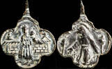RELIGIOUS MEDALS Religious Medal XVI-XVII, Siglos XVI-XVII, S. Francisco / V. Loreto - 21x17 mm -