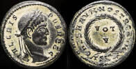 Roman Empire Crispus - CAESARVM NOSTRORVM VOT V, Siscia - 19 mm / 3.24 gr. -