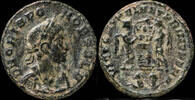Roman Empire Crispus - VICTORIAE LAETAE PRINC PERP, Lyon - 18 mm / 3.43 gr. -