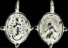 RELIGIOUS MEDALS Medal XVI-XVII centuries S. Francisco Asis /V. Inmaculada - 27x19 mm -