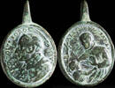 RELIGIOUS MEDALS Medal XVI-XVII centuries, S. Carlos Borromeo, 29x19 mm. -