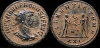 Roman Empire  Probus - CLEMENTIA TEMP, Antiochia - 21 mm / 3.75 gr. ss 332.67 元  ＋  66.53 元 运费