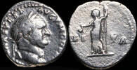 Roman Empire  Vespasian Ar Denarius - VESTA - 18 mm / 3.26 gr. ss 831.66 元 免费寄运