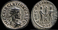 Roman Empire  Diocletian - CONCORDIA MILITVM - 20 mm / 3,36 gr. ss 415.83 元  ＋  66.53 元 运费