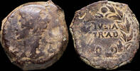   IBERIAN PUNIC REPUBLICAN Julia Traducta, Algeciras (Cadiz) Ae As - 26 mm / 13.18 gr. ss