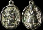 RELIGIOUS MEDALS Religious medal XVI-XVII centuries, V.Guadalupe / S.Jeronimo - 24x17 mm. -