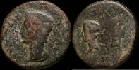 Iberian Punic Republican Julia Traducta, Algeciras (Cadiz) Ae Dupondius - 31 mm / 23.48 gr. -