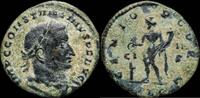 Roman Empire Constantine I Ae Follis - GENIO POP ROM, Lyon - 25 mm / 6.28 gr. -