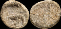 IBERIAN PUNIC REPUBLICAN Ancient Hispania - Plomo Monetiforme, mining Series - 12 mm / 2.58 gr. -