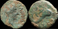 IBERIAN PUNIC REPUBLICAN Ancient Hispania - Carteia, San Roque (Cádiz) - 19 mm / 3.50 gr. -