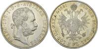 Österreich Franz Josef I., Wien, Doppelgulden 1891 Prachtexemplar, fast Stempelglanz